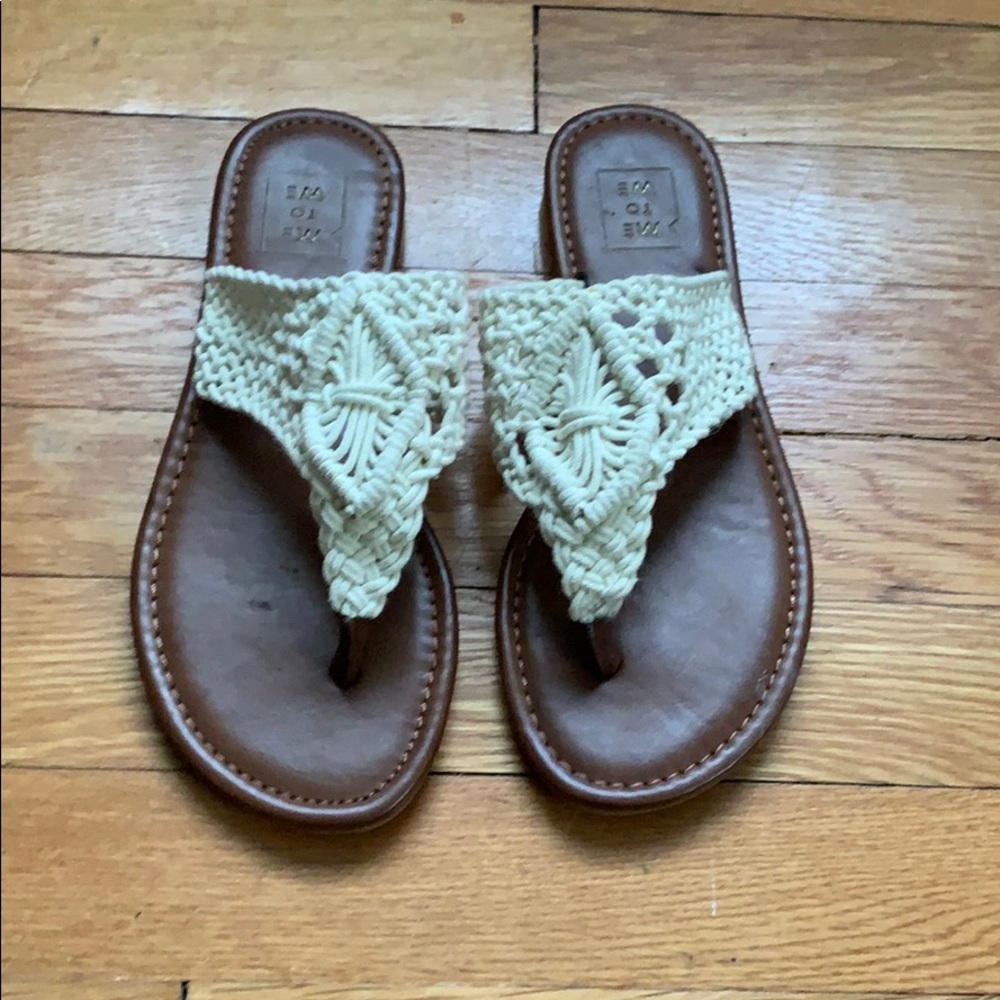 Crochet flip flop
